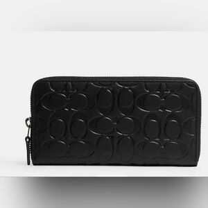 Coach Accordion Wallet In Signature Leather